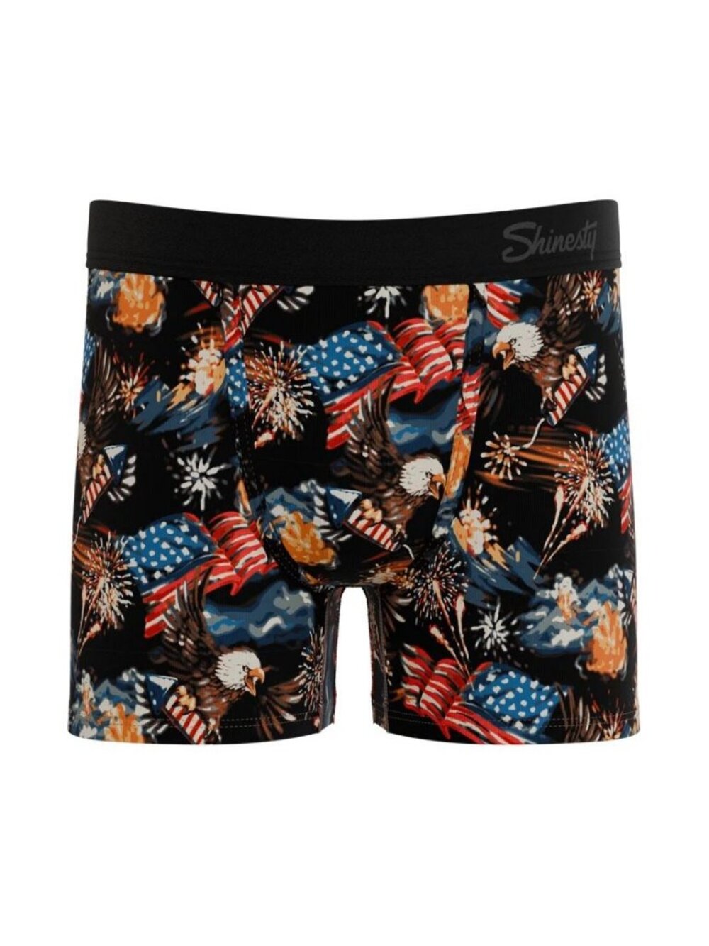 Shinesty Men's 2X Ball Hammock Pouch Boxer Brief The Declaration with Fly